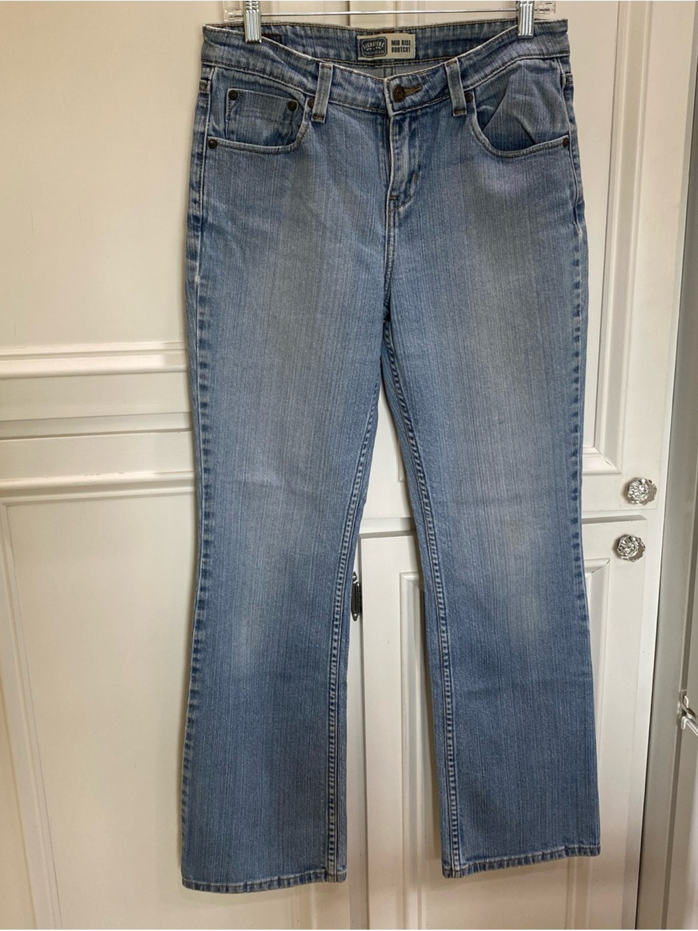 Signature by Levi Strauss Mid Blue Bootcut Jeans cowgirl grunge retro festival